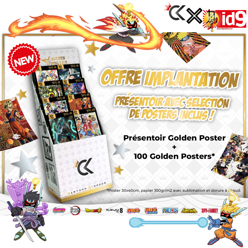 Presentoir 100 Golden Poster Cartoon Kingdom